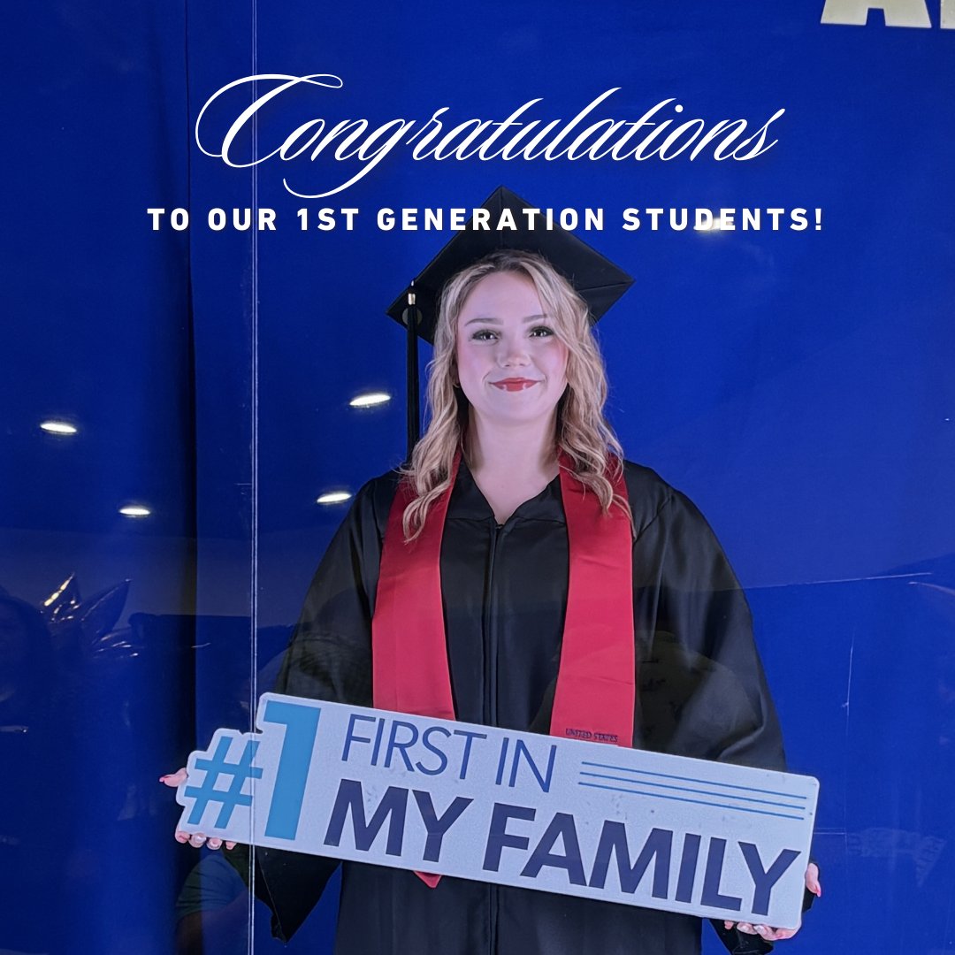 AmericanMilU's tweet image. It's #ThrowbackThursday!
A special congrats to our #FirstGeneration grads who celebrated virtually and in person at this year's 2024 Commencement earlier this month! 🎓
Are you a #FirstGen grad? 🙌

#AMUProud #AMU4Life