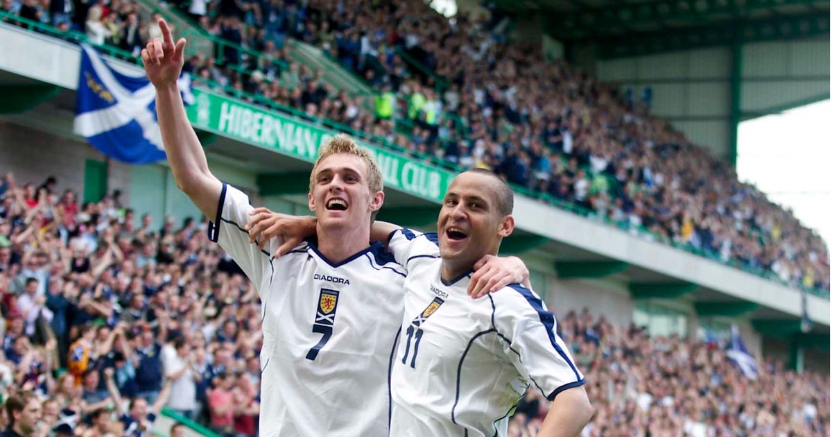 GreigStott's tweet photo. Wow, 20 years ago to the day I attended Scotland v Trinidad and Tobago at Easter Road Stadium in Edinburgh.  Sunday 30th May 2004, Scotland won 4-1 after a particularly exciting first half performance.  It was also the debut of a young Craig Gordon in goal 🙏🫂❤️ https://t.co/XU5mSMMEh9