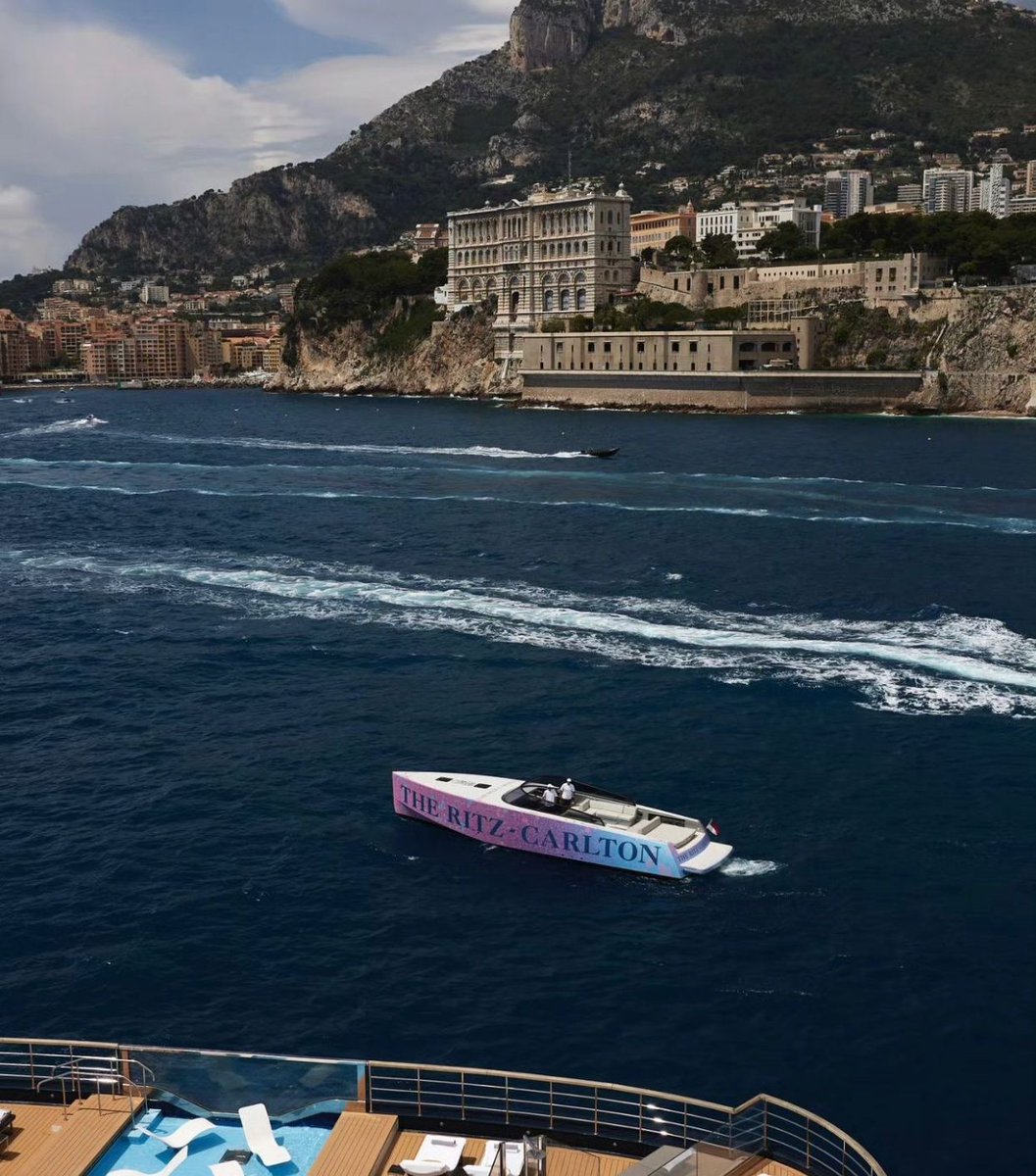 .@IWC did an activation aboard a @RitzCarlton yacht last weekend in Monaco where it presented and sold some of its watches to guests as part of its sponsorship of @MercedesBenz' F1 team, an example of the opulence that goes along with Formula 1's most glamorous race.