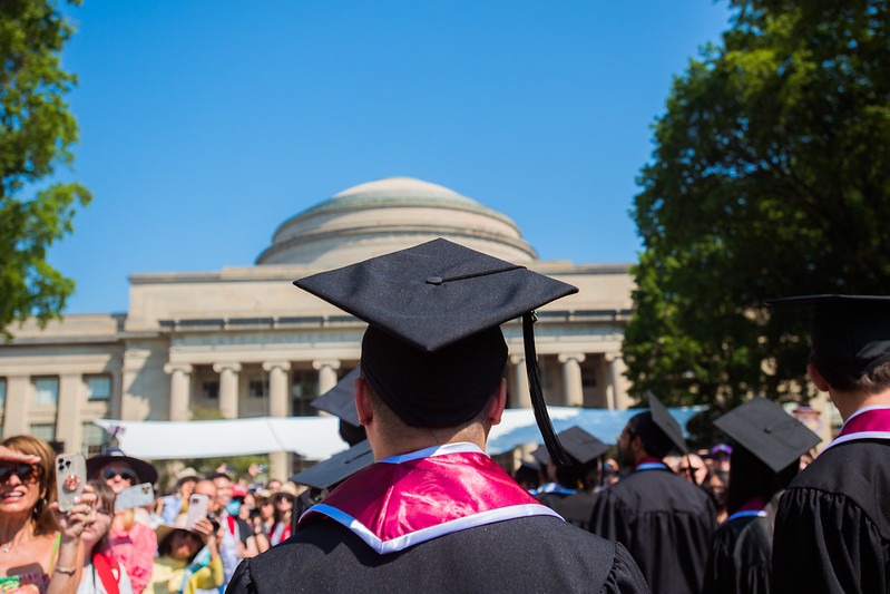 Today, 3 PM: 🎓 OneMIT Commencement Ceremony! This event—comprising speeches, turning of the Brass Rat + singing of the School Song.  MIT welcomes Dr. Noubar Afeyan PhD ’87 as the OneMIT Commencement Ceremony speaker. Webcast ➡️ mitsha.re/ee9550S20VY #MIT2024 @MIT @MITStudents