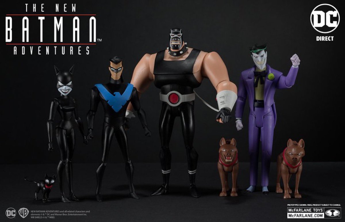 McFarlane Toys DC Direct The New Batman Adventures (Wave 2) heads to preorder June 5th. 

Wave includes Catwoman, Bane, The Joker, & Nightwing. 

#mcfarlanetoys #dcdirect #thenewbatmanadventures #batman #catwoman #bane #thejoker #nightwing #dccomics #actionfigures #toynews