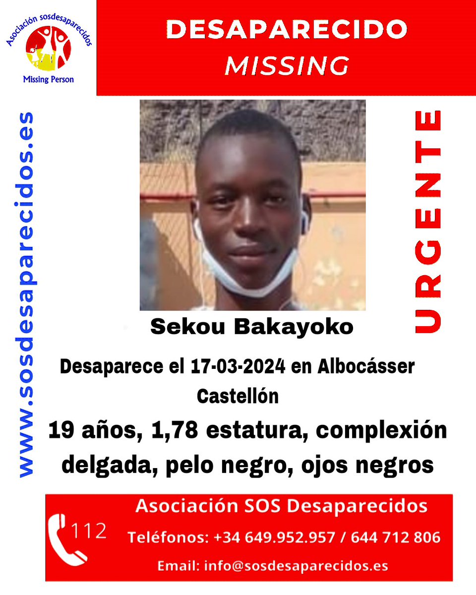 🆘 DESAPARECIDO #sosdesaparecidos #Desaparecido #Missing #España #Albocásser #Castellón Fuente: sosdesaparecidos Síguenos @sosdesaparecido