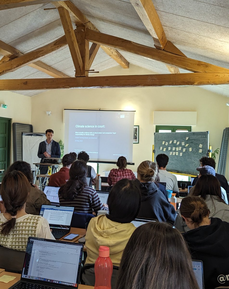 Xaida Project (@xaidaproject) on Twitter photo Day 4 - Training School | Today theme: Impacts on energy and attribution in the court ⚡ ⚖
👏We would like to thank our two speakers of the day: <a href="/EmmanuelRouges/">Rouges Emmanuel</a> & <a href="/RupertS_Smith/">Rupert Stuart-Smith</a>
🔎 Find out more about the presentations and projects on our website: xaida.eu/i2c/ Day 4 - Training School | Today theme: Impacts on energy and attribution in the court ⚡ ⚖
👏We would like to thank our two speakers of the day: <a href="/EmmanuelRouges/">Rouges Emmanuel</a> & <a href="/RupertS_Smith/">Rupert Stuart-Smith</a>
🔎 Find out more about the presentations and projects on our website: xaida.eu/i2c/