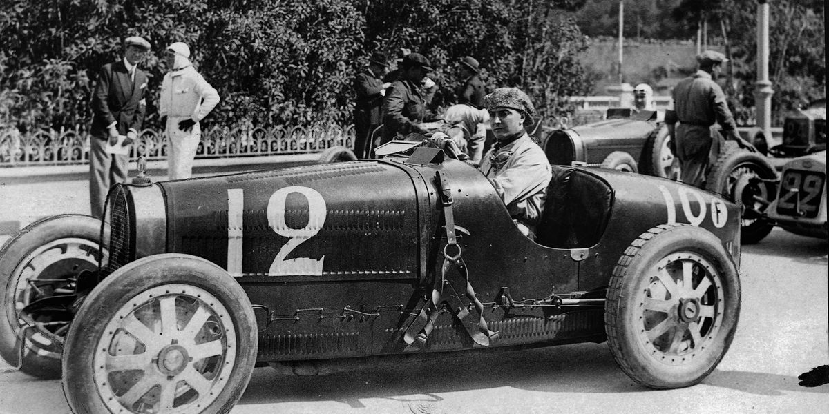 William Grover-Williams in his Monaco winning Bugatti Type 35B