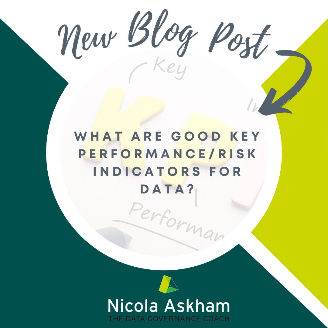In my many years of working in data governance, this question comes up quite a lot… Can you provide examples of standard Key Performance Indicators (KPIs) and Key Risk Indicators (KRIs) for data?

So in today’s blog, I’m going to share my thoughts on this question.

#tdgc #data