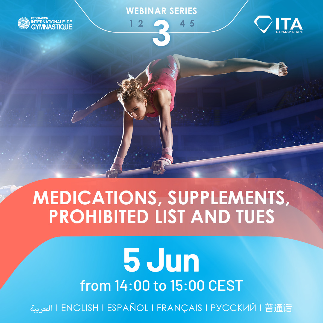 Providing the vital bits of information 🧠 Sign up for next week's Medications, Supplements and Prohibited List webinar 🎟 - us06web.zoom.us/webinar/regist… #Gymnastics