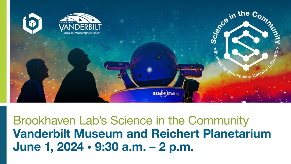 This Saturday, join our scientists at <a href="/TheVanderbilt/">Suffolk County Vanderbilt Museum and Planetarium</a> as they discuss the wonders of the universe. 🧑‍🔬🪐🚀

Take a turn with hands-on experiences that show the different weights in different planetary gravities, explore craters of the moon, and more! bit.ly/3R2fBiU