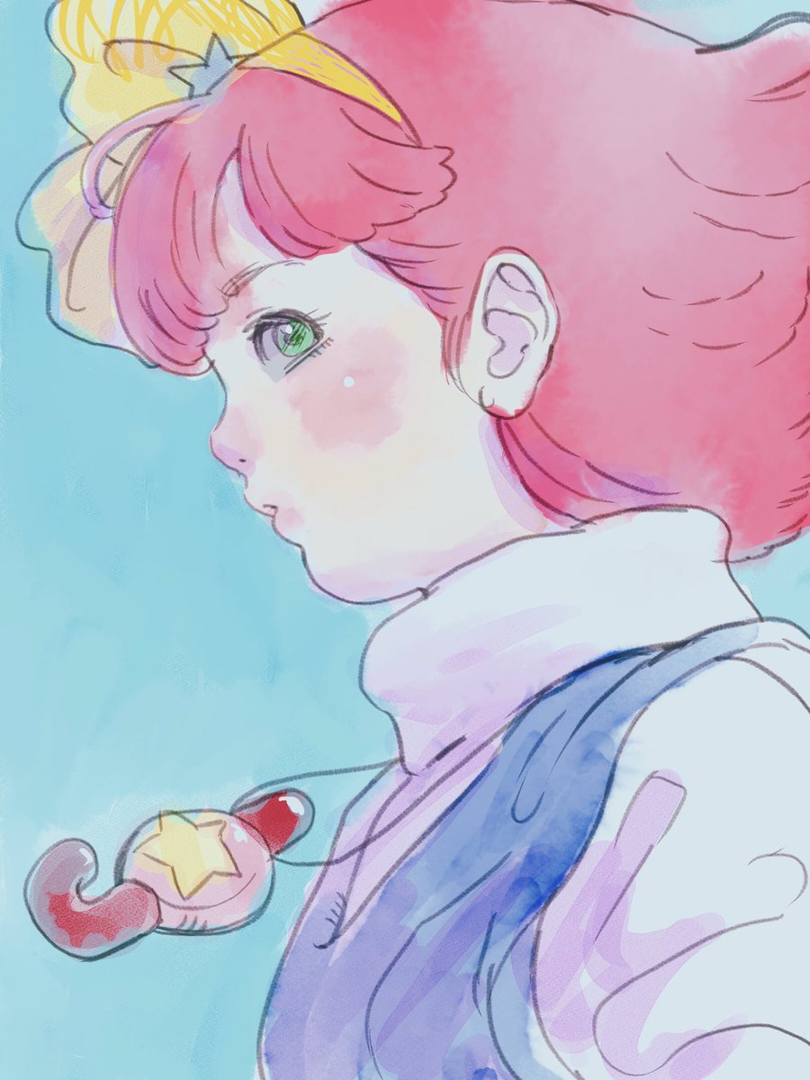 ミンキーモモの誕生日なんですね。よく知ってる子が実際に居なくなってしまったかのようなショックを受けた作品。ちょくちょく描きたくなってしまう。 