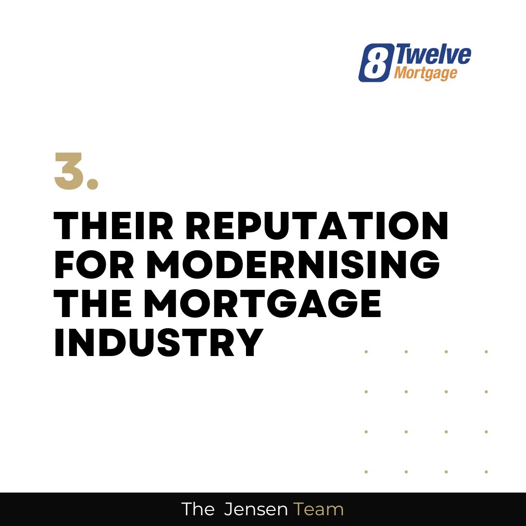 When considering mortgage options, choosing 8Twelve Mortgage offers several key advantages. Looking for a mortgage? Click the link 👉🏻partner.8twelve.co/yhsgr-modern-b… #TheJensenTeam #RealEstateTips #8Twelve #mortgage