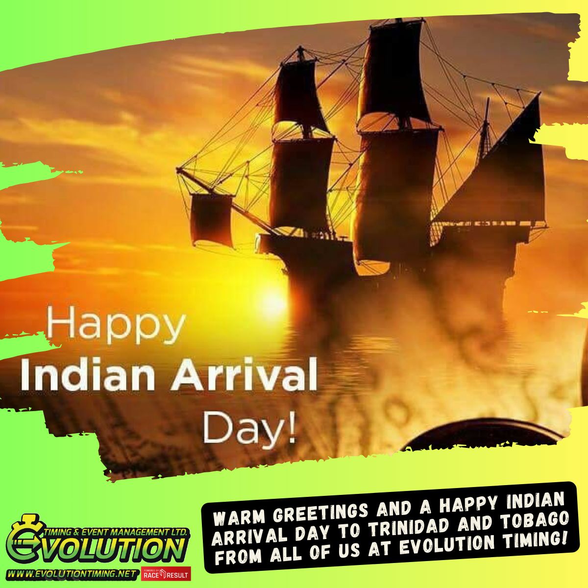 EvolutionTimeTT's tweet image. Greetings to TNT for Indian Arrival Day. May this day be filled with joy, unity, and reflection on the rich cultural heritage brought by the Indian community to us. Let us celebrate diversity that make our nation strong and vibrant. Happy Indian Arrival Day!

#evolutiontimingtt