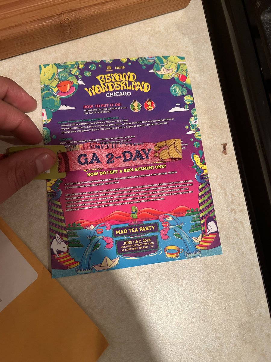 Selling my 2 day pass beyond wonderland 220