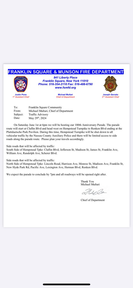 Polk St PTA Franklin Square tweet media