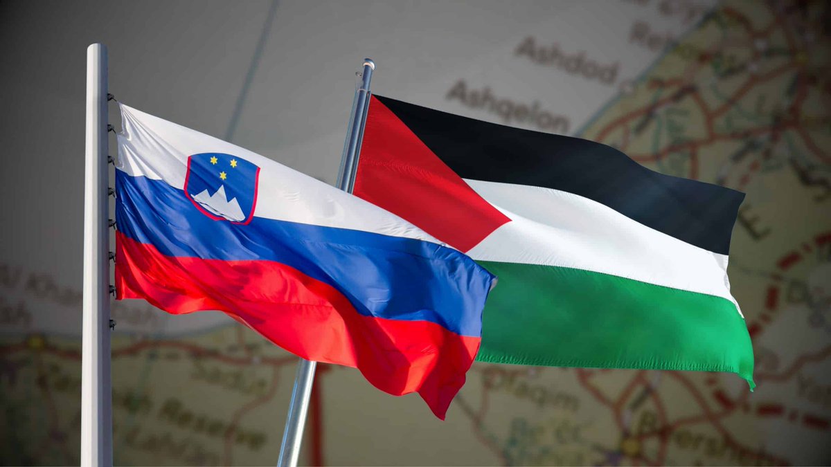 ALERTA!! Gobierno de Eslovenia ratifica la decisión de reconocer el Estado de Palestina y remite al parlamento para su votación a aprobación definitiva. El mundo sigue mirando hacia Palestina y dando la espalda al ente sionista!!