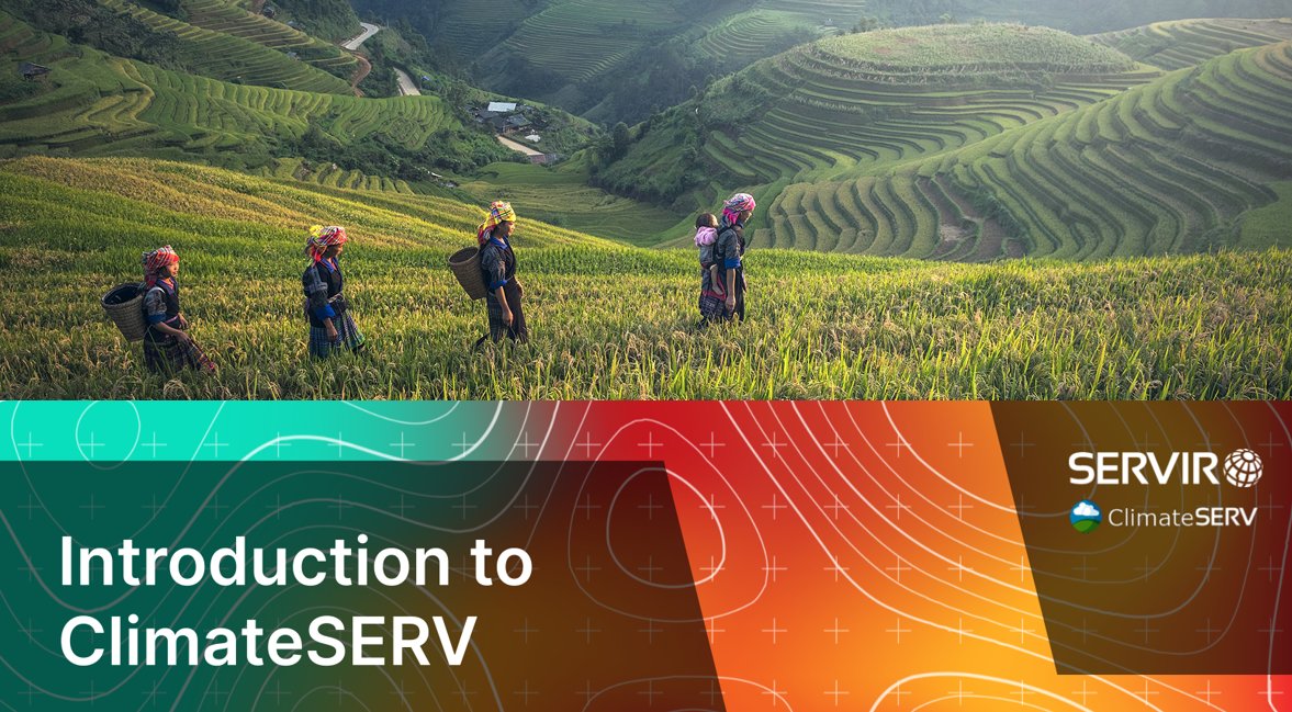 Do you want to learn how to access global #rainfall, #SoilMoisture, and #vegetation health datasets at the push of a button? Take our free and open course, Introduction to #ClimateSERV, offered by <a href="/FacultyITC/">Faculty ITC | University of Twente</a>'s Geoversity: geoversity.io/courses/introd…