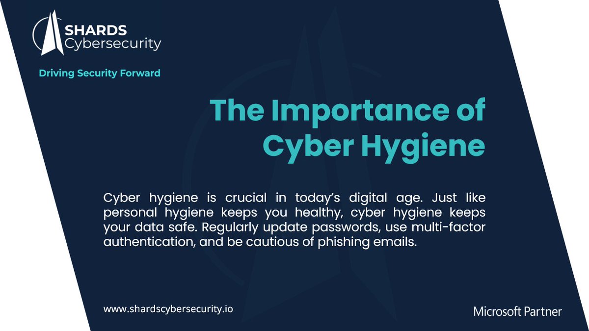 In the digital dance of security, your steps are your strength; embrace the rhythm of multifactor authentication and the harmony of cyber hygiene to waltz past threats and lead the ballroom of data safety. 
#CyberSecurity #DataProtection #MFA #ShardsCybersecurity