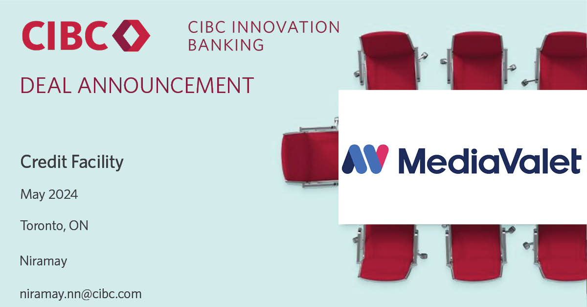 CIBC Innovation (@cibcinnovation) on Twitter photo We are pleased to announce credit facilities to support STG 's strategic investment in Vancouver-based <a href="/MediaValet/">MediaValet</a>, a leading provider of enterprise digital asset management (DAM), video content management and creative operations software.
Read more: businesswire.com/news/home/2024⦠We are pleased to announce credit facilities to support STG 's strategic investment in Vancouver-based <a href="/MediaValet/">MediaValet</a>, a leading provider of enterprise digital asset management (DAM), video content management and creative operations software.
Read more: businesswire.com/news/home/2024ā¦