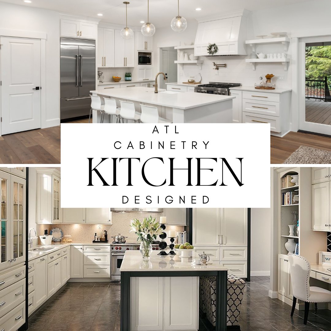 Transform Your Kitchen into a masterpiece with ATL Cabinetry. Indulge in a kitchen that works as hard as you do, making every meal an effortless joy. Let's design your dream space together!   #kitchendesign #Efficentliving #dreamkitchen #Spacemaximization