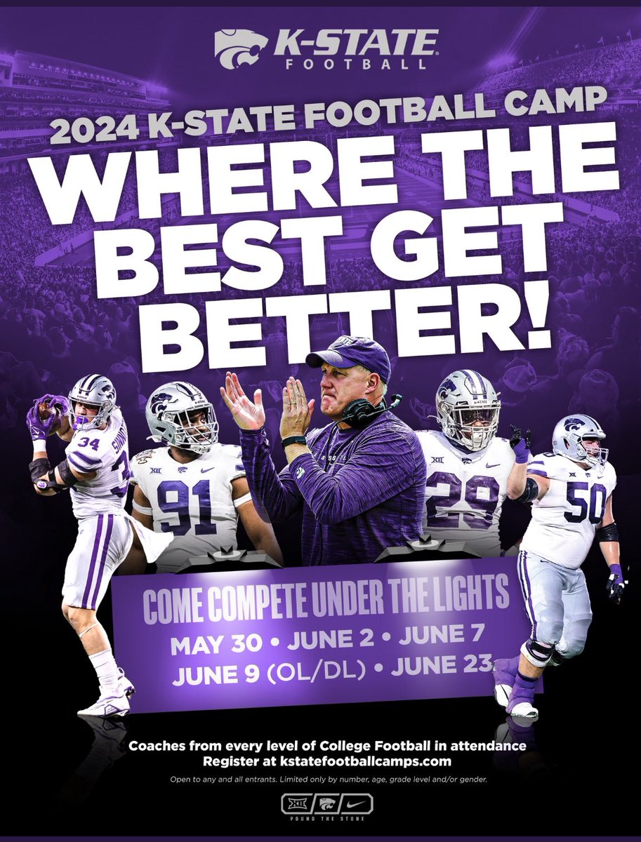 Kansas state camp this weekend #emaw