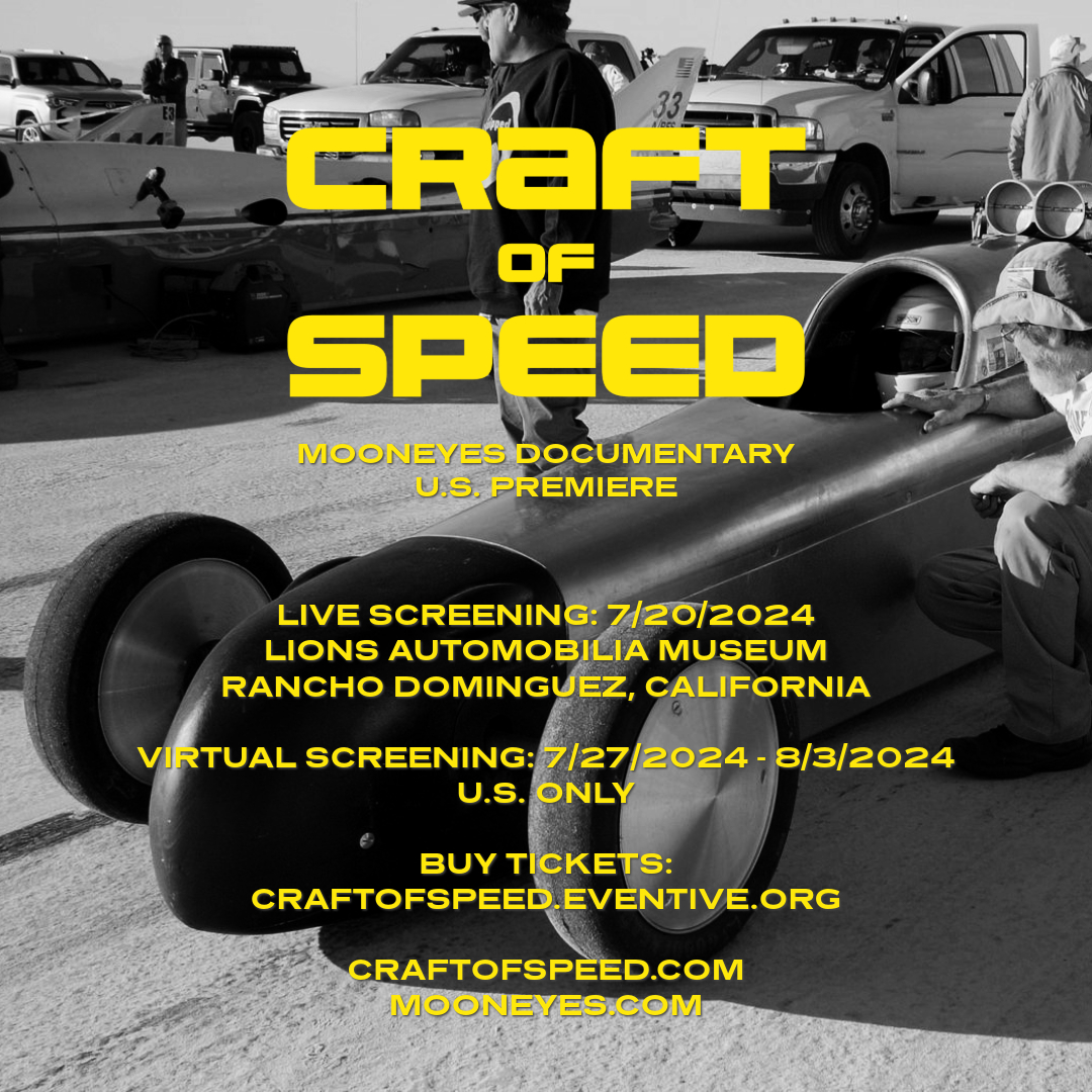 humanistfilms's tweet photo. #CRAFTOFSPEED #MOONEYESDOCUMENTARY U.S. PREMIERE

Live Screening   
7/20/2024   
4-6 pm Reception    
6-8 pm Screening   
Lions Automobilia Museum

Virtual Screening   
7/27/2024-8/3/2024   
US Only      

Tickets: https://t.co/d25EqeuTWU

@MoonEquip
@MOONEYESJP
@LionsAutoFnd https://t.co/Hzjn2NwpRl
