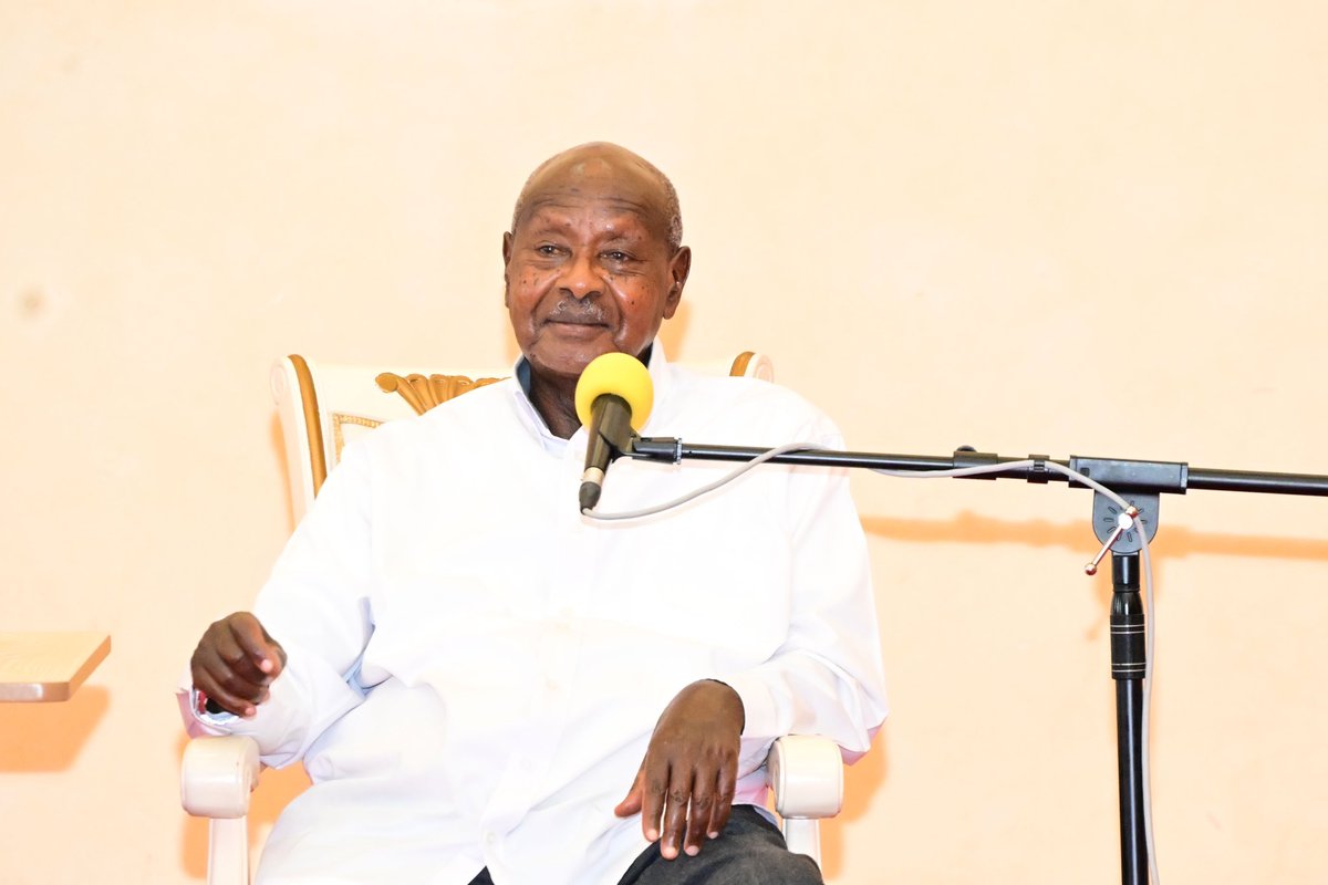 KagutaMuseveni's tweet photo. The leadership of the Uganda Muslim Supreme Council visited me at Entebbe. I am pleased that they have embraced the government's "prosperity for all" programs, particularly the Parish Development Model. 

The current challenge is to provide the youth, especially those recruited by the ADF, with a strong foundation and guidance in life. They lack the knowledge and understanding of how to lead productive lives. Engaging in banditry in Congo is not the only way to survive. 

Therefore, I encourage the mosques and churches to consistently teach these young people essential life skills and help them develop a strong work ethic.