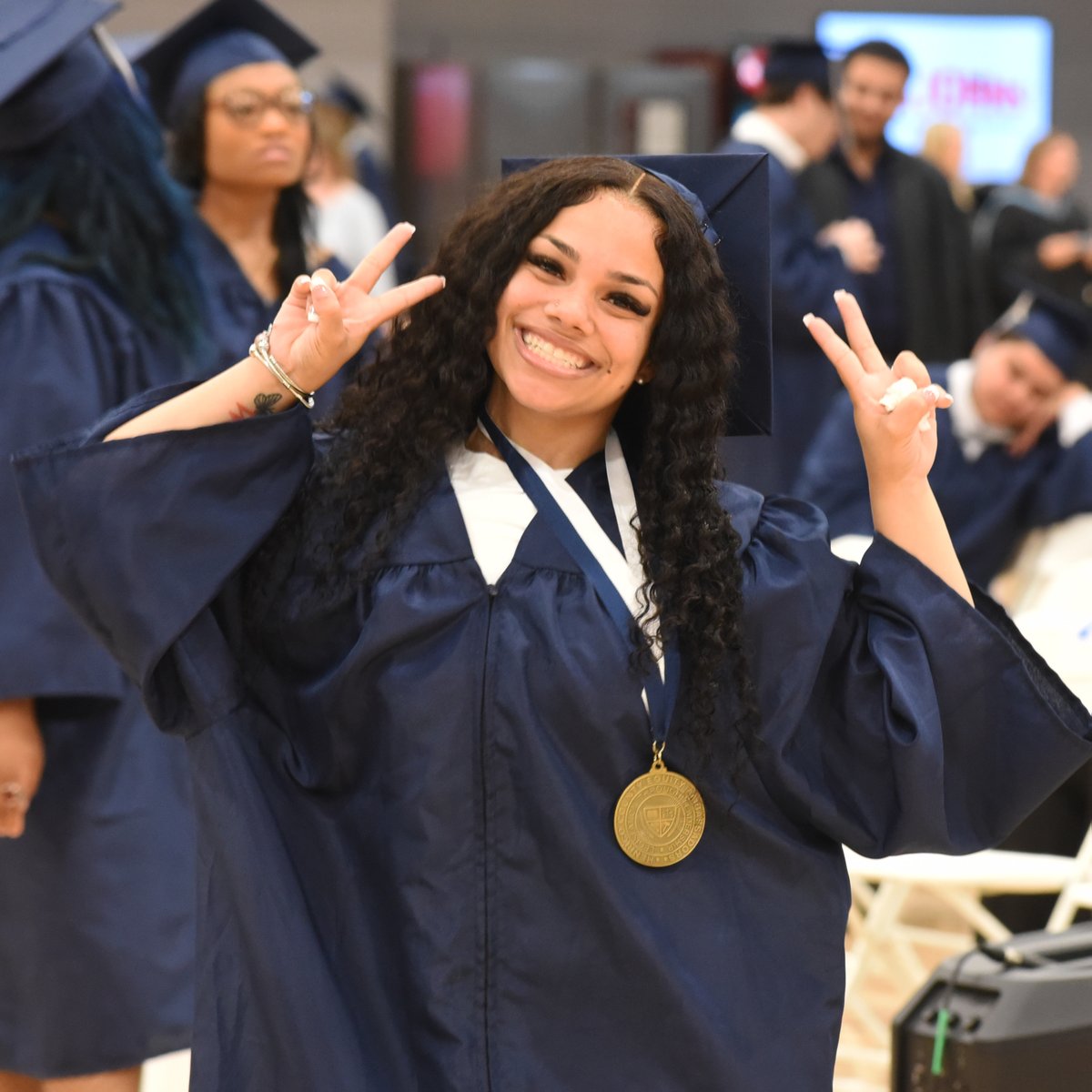 The Freeman Family is about to take the floor! Go to henricoschools.us for a livestream of the Mavericks' Class of 2024 graduation ceremony. Looking for photos? Along with our social media posts, we are working to upload full galleries to our website. #HCPSClassof24