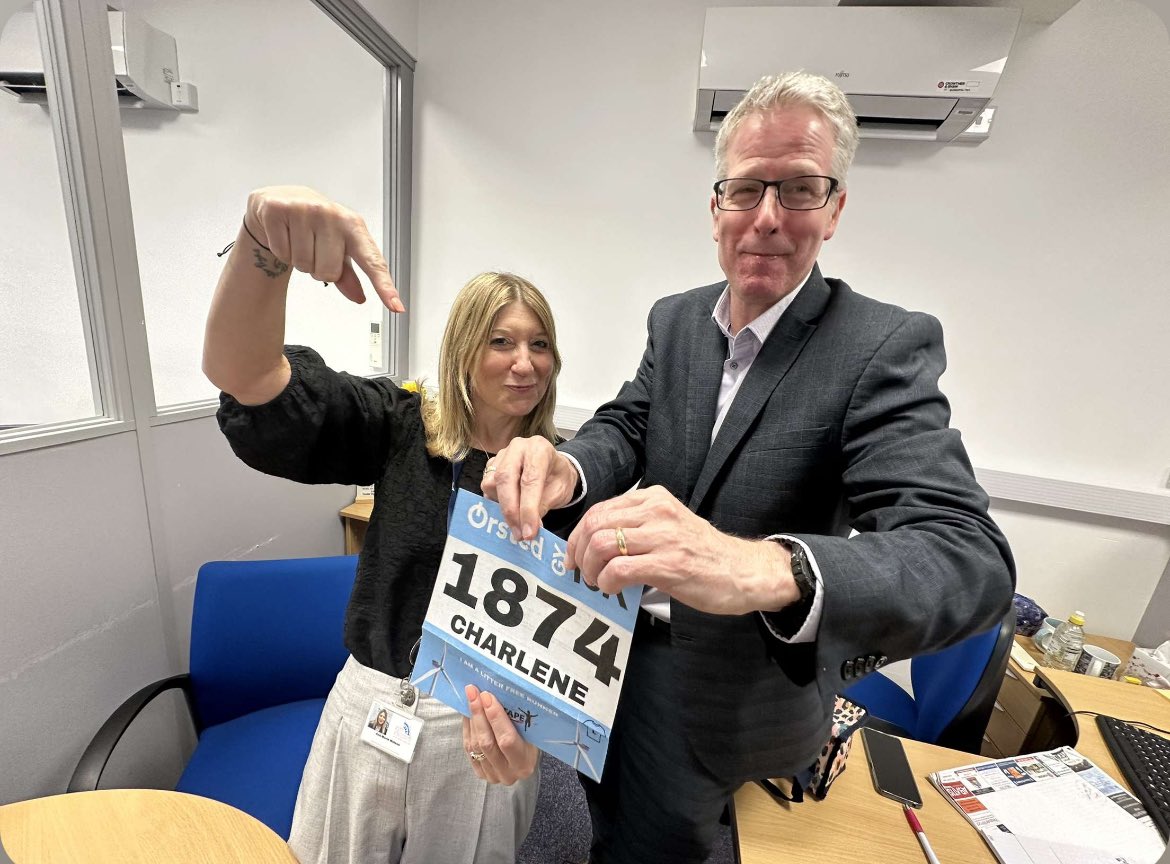 In NEL, team work comes in every form. Today was the hunt for my missing race number…whilst I’m on leave everyone from the new receptionist to the Chief exec was on the hunt… and of course, in true NEL style… mission completed 👊🏽 💥. Thanks everyone  🙏🏽
