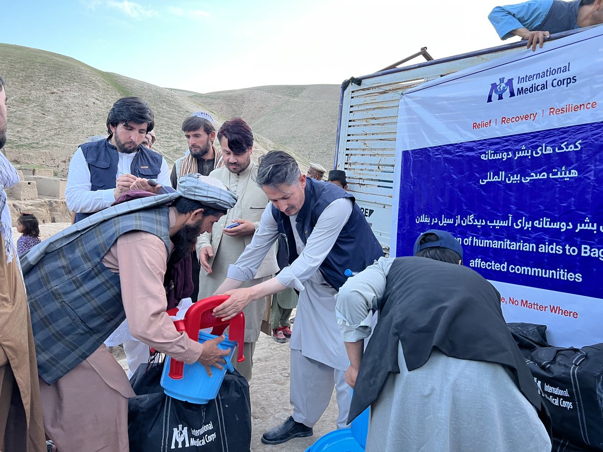 Devastating floods have struck #Afghanistan, leaving hundreds dead and thousands homeless. Our first responders are on the ground working tirelessly to provide shelter, medical care, and psychosocial support to affected families.