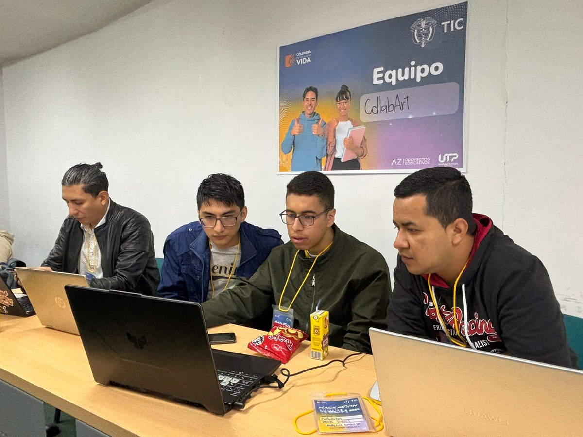 ¡Con #TalentoTECH del <a href="/Ministerio_TIC/">Ministerio TIC</a> nuestros jóvenes tendrán un futuro más brillante en áreas tecnológicas!

Desafíos, talento y experiencias enriquecedoras, así se vive la jornada de hackathon en #Cauca que promete ser inolvidable para nuestros #CampistasTECH.  👏
