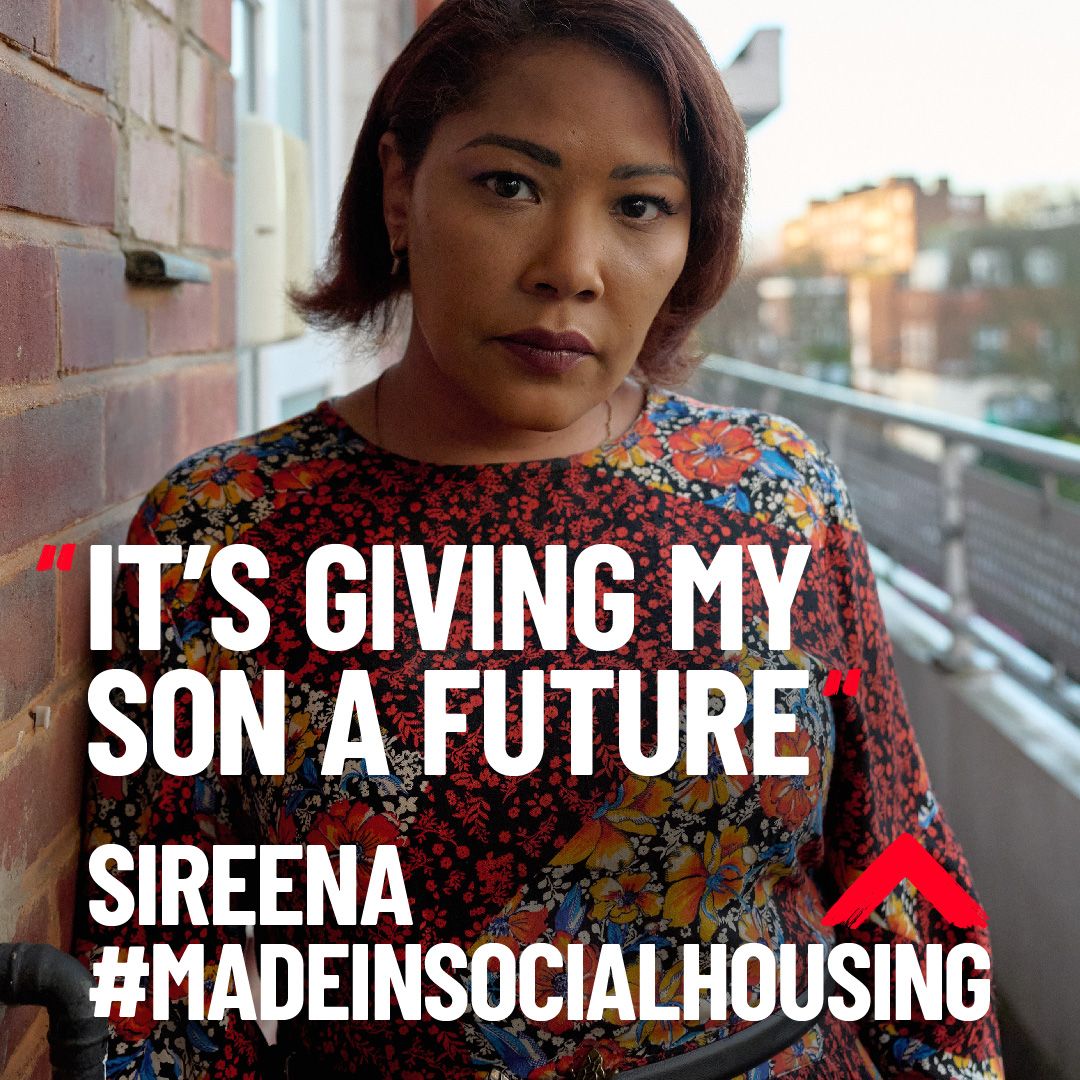 Great stories begin in social housing.

We need to build good quality social homes again so a new generation can be proud to say: We Are #MadeInSocialHousing