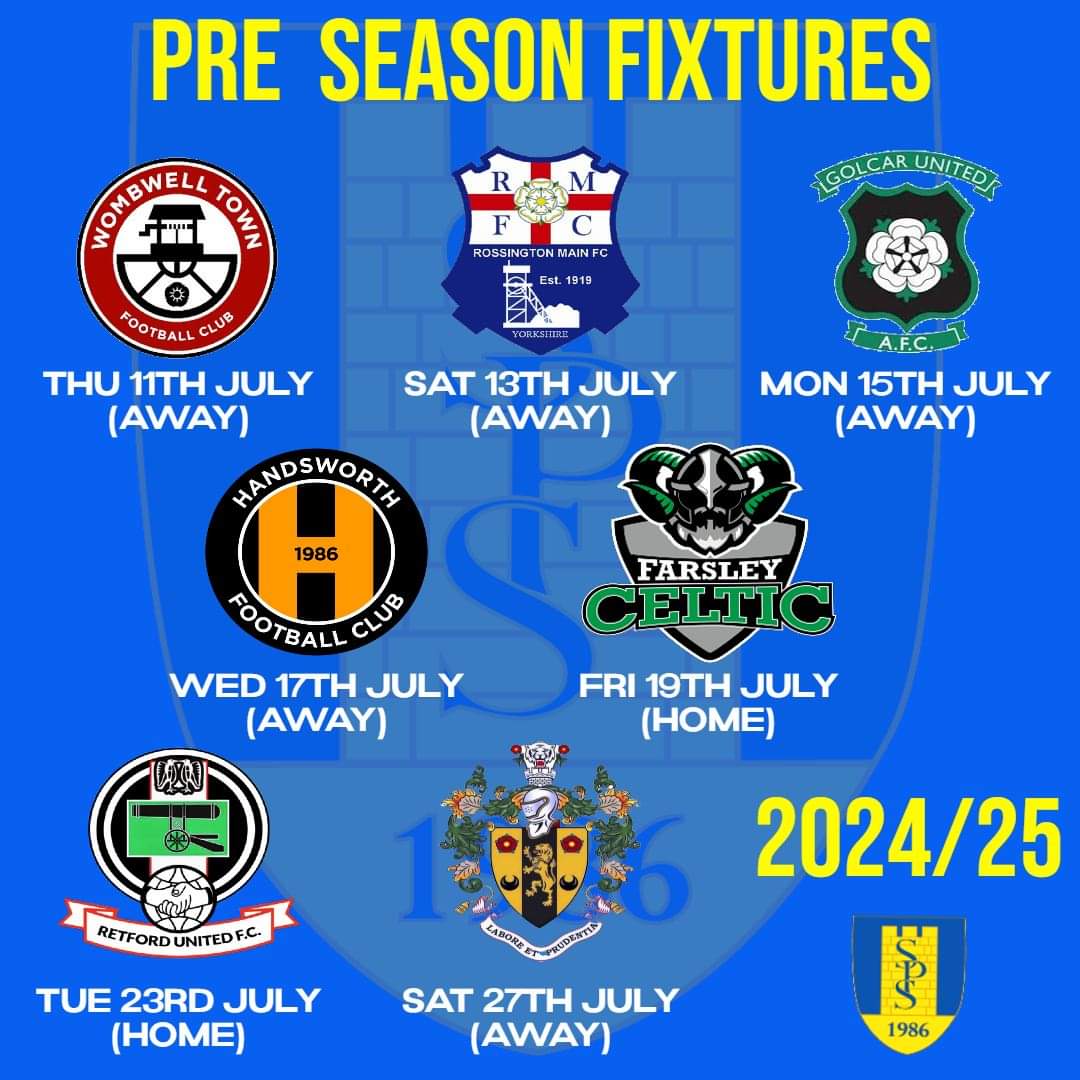 PRE-SEASON SCHEDULE! As usual, this is subject to change!