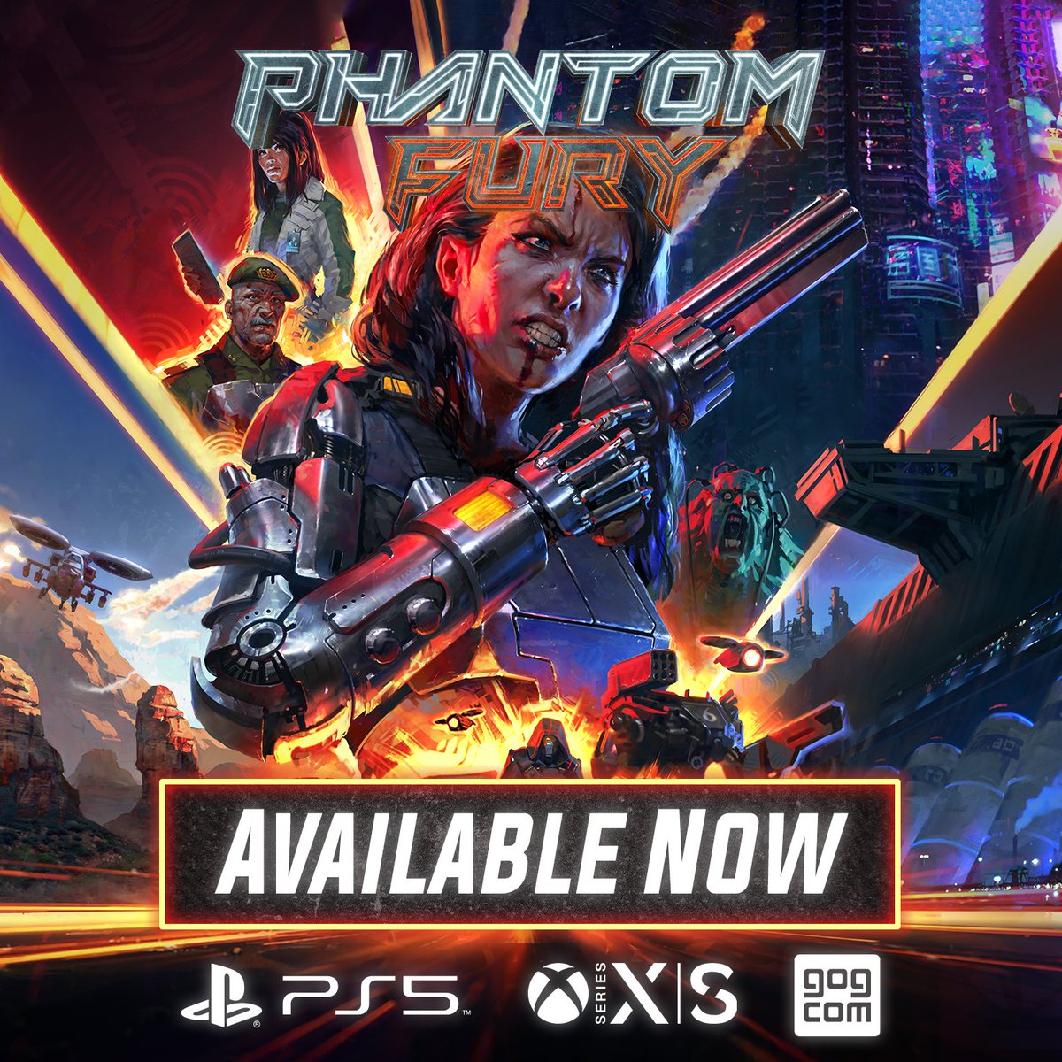 Phantom Fury is available NOW on PS5, Xbox Series X|S, and GOG! 3drealms.live/PhantomPS5 3drealms.live/PhantomXbox 3drealms.live/PhantomGOG