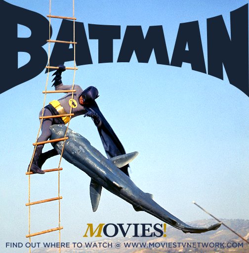 Grab your shark repellent because the Caped Crusader saves the day on Saturday at 11:05am ET | 8:05am PT.