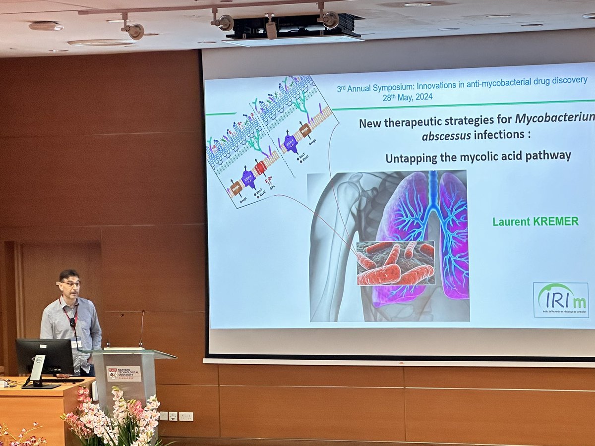PandeyManitosh's tweet photo. Had an amazing time at the 3rd Annual Symposium: Innovations in anti-mycobacterial Drug Discovery. Got to see some biggest brains in the world of NTM and TB - seriously these folks probably dream in molecular structures. Talks were fantastic@Thanks @NTUsg https://t.co/PbcdZyeS4L
