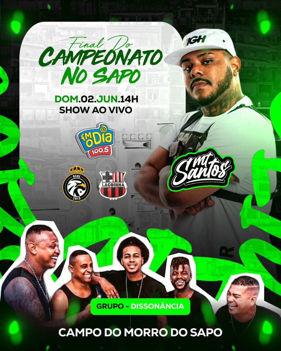 DOMINGÃO TEM A FINAL DO NOSSO CAMPEONATO DO SAPO TROPA, E TEM ESSE SUPER EVENTO PRA VOCÊS CURTIREM 🥳🙅🏻‍♂️🐸

RT RT RT RT 

<a href="/FrajolinhaDj22/">DJ FRAJOLINHA DO SAPO 🐸🇸🇦🇮🇶🏴󠁧󠁢󠁳󠁣󠁴󠁿🇨🇦</a> <a href="/DJJRDAMG03/">DJ JR DA MANGUEIRINHA 🇲🇽🇸🇦🐸</a> <a href="/DJKAIOVDM/">DJ KAIO VDM 🎼</a> <a href="/Djtgdosapoo/">PROFESSOR 👨🏽‍🏫🐸🇸🇦🇵🇹🇦🇷 🇦🇫</a> <a href="/djyurichagas/">DJ YURI CHAGAS - tt novo</a>