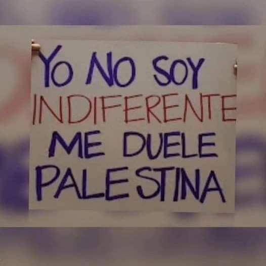 No puedo celebrar, me duele Palestina #PalestinaNoEstáSola