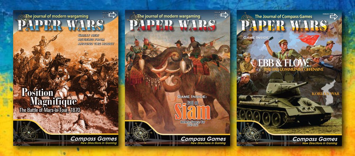 notsimplegames's tweet photo. Слава Україні!

Друзі, ще трохи журналів Paper Wars від Compass Games. Paper Wars #81, #94 та #105.

#notsimplegames #wargames #compassgames #paperwars https://t.co/iRrVYcUd0Z