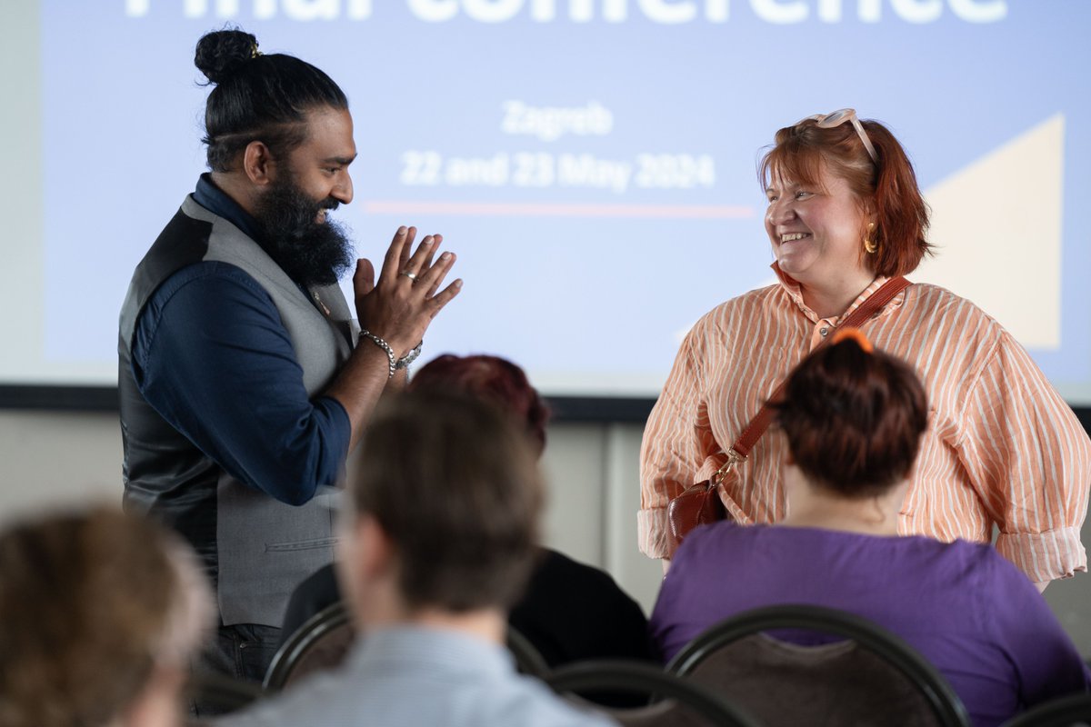 🤝 The #InclusionACAdemy wrapped up its 18-month training series in Zagreb, hosted by @AMPEU_hr &amp; ACA. The final event, with over 120 participants, aimed to build a lasting network dedicated to #inclusion &amp; #diversity in #ErasmusPlus 🙌

More info 👉 bit.ly/3JFNaUy