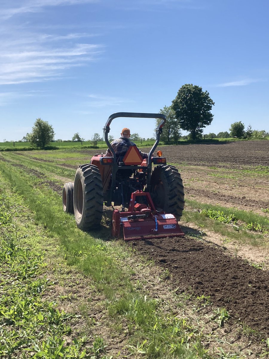 Farmer Jim got a new toy! Our pick your own flower fields are going to look amazing now! (And a lot less manual rototilling for our younger staff!)
#getoutside #farmsarefun #visitydh #pickyourown #flowers