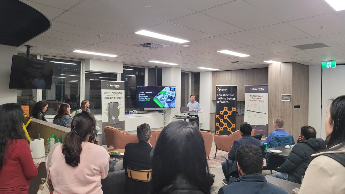 BlazeMeter's tweet image. We had a successful event in Sydney 🇦🇺 discussing #continuoustesting and how @perforce can assist organizations with testing challenges. In addition to a live BlazeMeter demo, we explored the current state and future potential of continuous testing.
Let's do it again! 🤘
