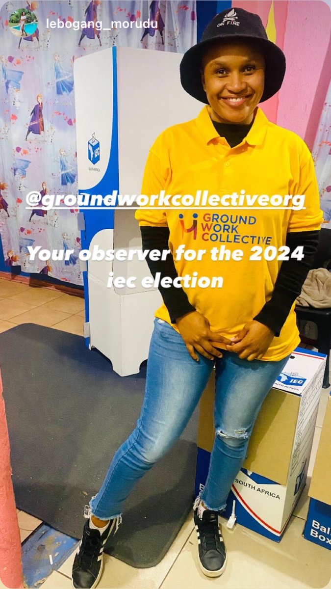 gwc_za's tweet photo. Our #GroundWorkCollective observers were there #shapinghistory .
#DemocracyNeedsYourVoice 🗳️ https://t.co/x9kBOgkaE9