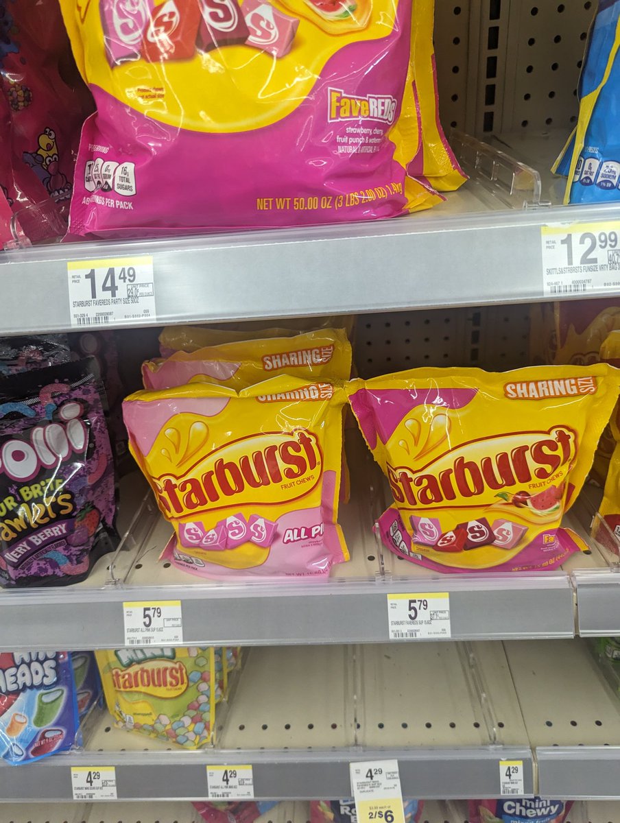 Candy has gone up almost 15 dollars for candy!! Since Easter, Dollar stores no longer sell bag candy.