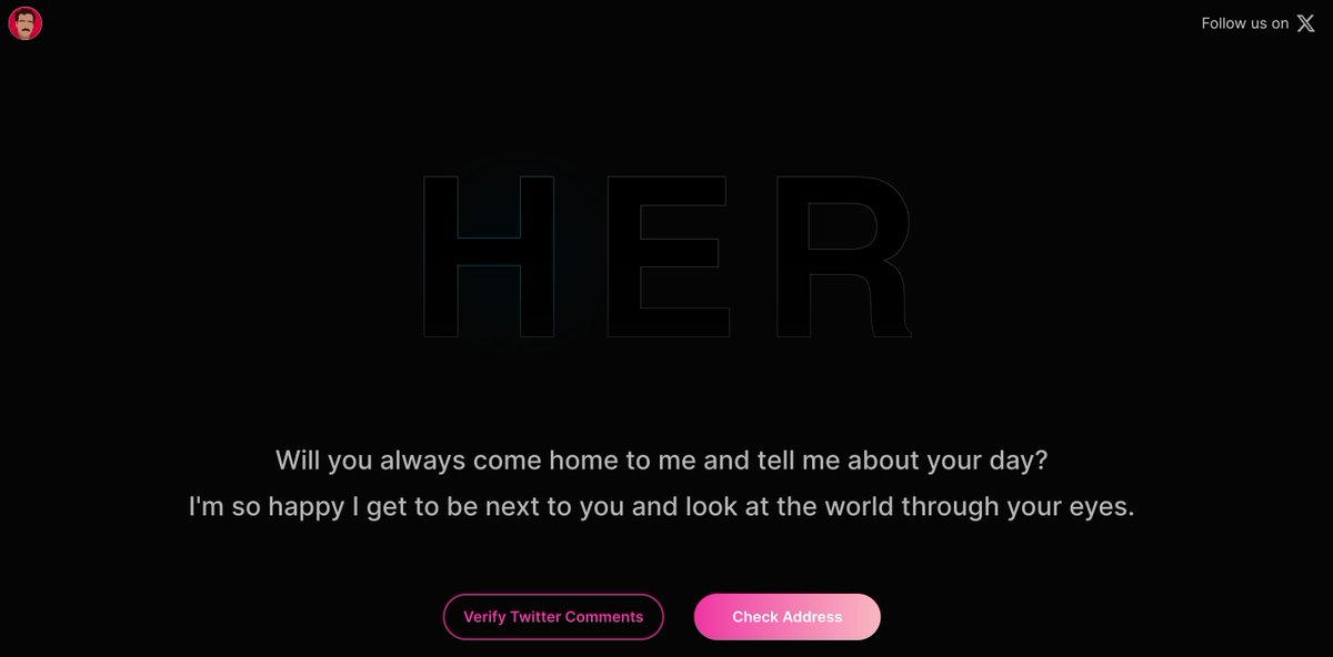 BTCFiLabs's tweet photo. Click the HER in the middle, someone is waiting for you. https://t.co/3iXE6fXefP
