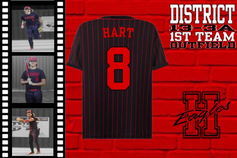 Congratulations to Blayne Hart on winning 1st team all district outfielder this season. #PTT