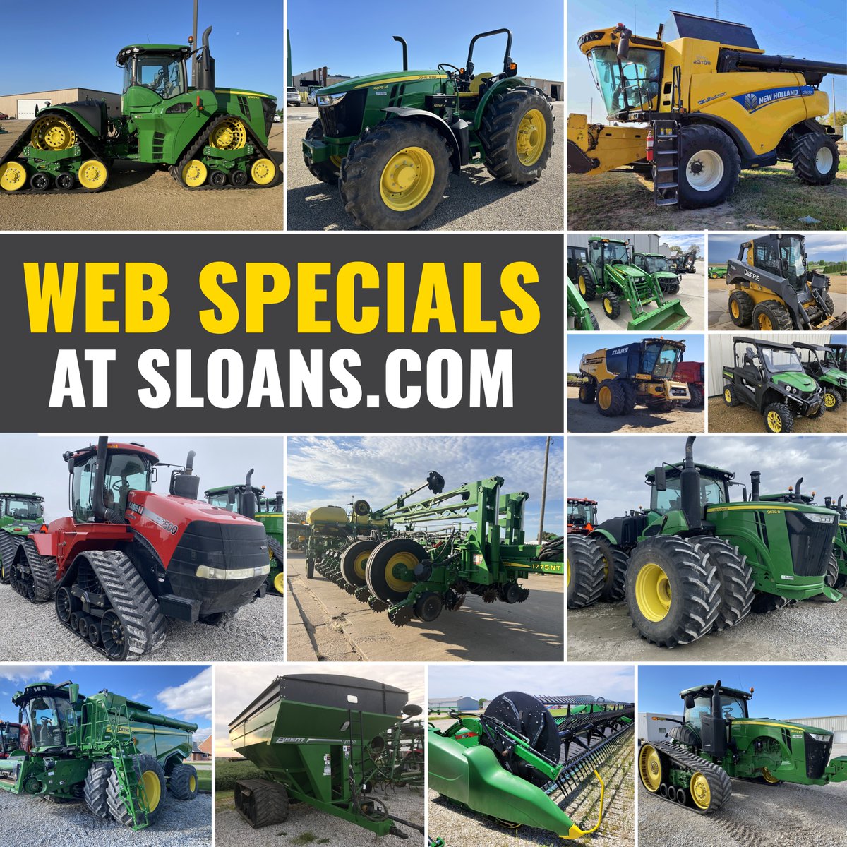 Summer Savings have arrived with over 630+ discounted machines! 🔥🔥Check out savings on combines, tractors, planters, tillage tools, balers, sprayers, air seeders, corn heads, drapers, mowers, and more at sloans.com/web-specials.
#sloanimplement