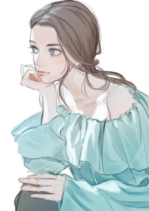 「frills sitting」 illustration images(Latest)