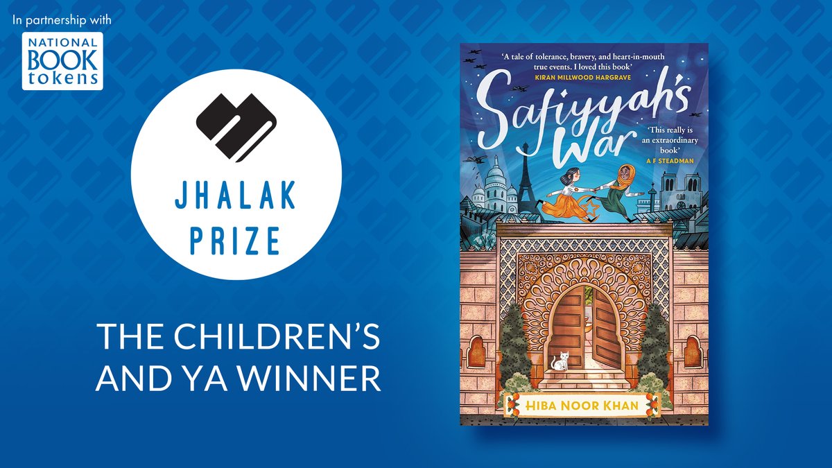 Also just announced, the winner of the 2024 Children's & YA @jhalakprize, Safiyyah's War by @HibaNoorKhan1! 🎉 A riveting and deeply poignant period novel set in occupied Paris, find it here along with the rest of this year's shortlist: exyu.short.gy/uu8z68