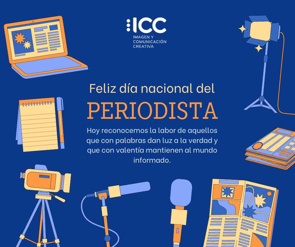 El Día Nacional del Periodista Costarricense es una fecha para reconocer que una prensa libre, responsable e independiente es fundamental para fortalecer la democracia.

En #ICCAsesores reconocemos su trabajo por mantenernos bien informados.🎤📱🗞

#Periodismo