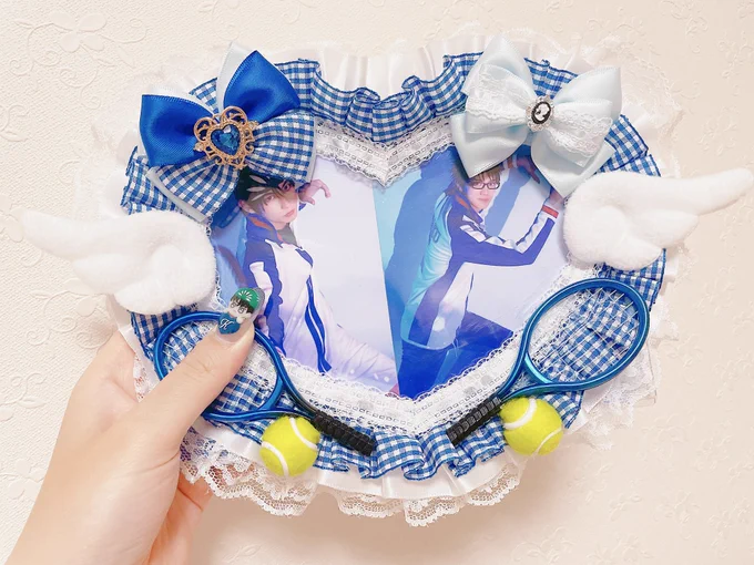 ラケットとボールかわいい#テニミュデコレーション部 