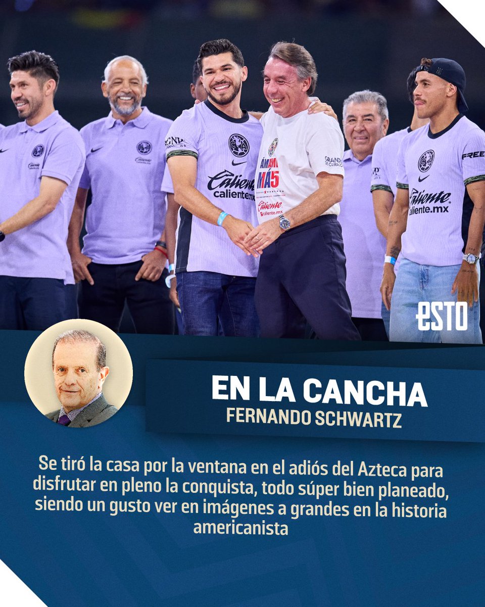 #PlumasDelESTO ✍️

'Azcárraga pidiendo ya la 16, no estando tan errado, lo cierto es que Jardine ha caído como anillo al dedo en el banquillo y tiene las herramientas para hacer un equipo de época'.

#EnLaCancha por @fersch_4 

👉 lc.cx/spMJR-