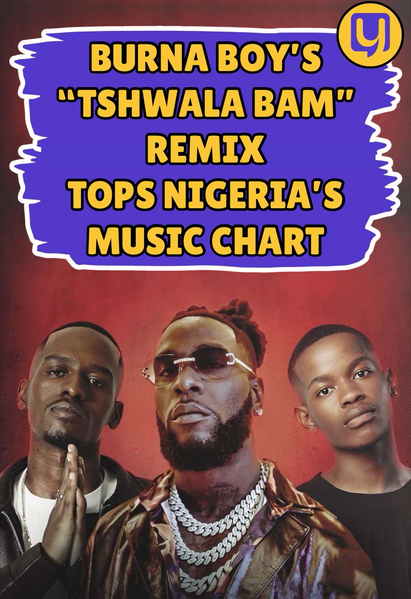 Nigerian megastar #BurnaBoy has recently jumped on a remix to the popular South African track '#Tshwala Bam' by #TitoM and #Yuppe featuring S.N.E, leading it to hit number 1 on Nigeria's TurnTable Top 100. Check it out: dyshapp.app.link/jAAxulft1Jb

#AgnikulCosmos #music #afrobeat